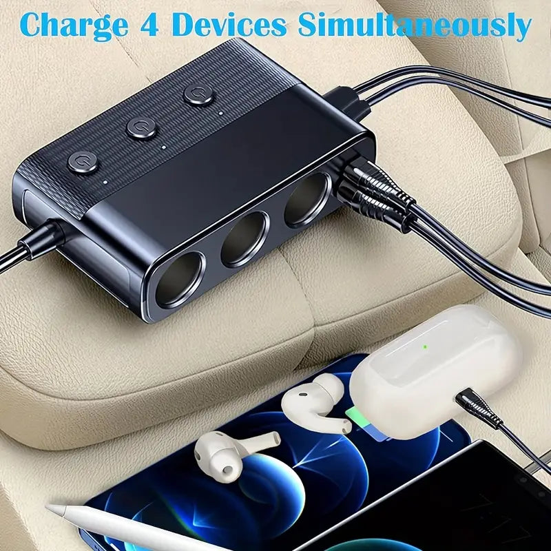 7 In 1 Car Charger Splitter